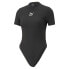 Фото #1 товара Puma Classics Mock Neck Short Sleeve Bodysuit Womens Black 53900301