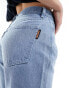 Santa Cruz classic baggy denim jeans in bleach blue wash