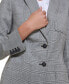 ფოტო #4 პროდუქტის Women's Printed Notched-Collar Pocket-Front Blazer