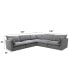 Фото #12 товара Marsten 126" 5-Pc. Fabric Sectional, Created for Macy's