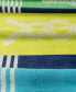 Neon Tiles Oversized Beach Towel