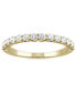 ფოტო #5 პროდუქტის Moissanite Wedding Band (3/8 ct. t.w. DEW) in 14k White, Yellow or Rose Gold