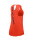 ფოტო #2 პროდუქტის Women's Orange Houston Astros City Connect Crossed Back Tank Top