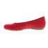 Фото #3 товара Gabor 44-169-15 Womens Red Nubuck Slip On Ballet Flats Shoes 42.5