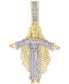 ფოტო #1 პროდუქტის Men's Diamond Christ Figure Pendant (1/5 ct. t.w.) in 10k Gold