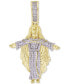 ფოტო #1 პროდუქტის Men's Diamond Christ Figure Pendant (1/5 ct. t.w.) in 10k Gold