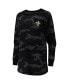 Women's Black New Orleans Saints Camo Long Sleeve T-shirt