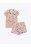 Фото #2 товара Пижама LCW Kids Desenli с шортами для девочек 2 шт