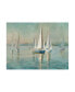 Фото #1 товара Danhui Nai Sailboats at Sunrise Canvas Art - 36.5" x 48"