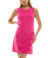 ფოტო #1 პროდუქტის Juniors' Scoop-Neck Sleeveless Shift Dress