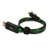 Ultron RealPower USB A/Lightning 0.75m - 0.75 m - Lightning - USB A - Black - Green - Straight - Straight