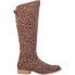 Фото #1 товара Dingo Alameda Cheetah Zippered Womens Brown Casual Boots DI172-LEO