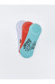 Фото #3 товара Disney Baskılı Kadın Patik Çorap 3'lü Paket