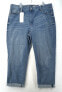 Seven7 Marilyn Boyfriend High Rise Rolled Hem Denim Blue Jeans Size 22W