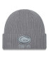 Фото #1 товара Men's Gray Green Bay Packers Color Pack Cuffed Knit Hat