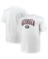 Фото #1 товара Men's White Georgia Bulldogs Big and Tall Arch Over Wordmark T-shirt