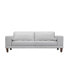 Фото #1 товара Wynne 94" Genuine Leather with Wood Legs in Contemporary Sofa
