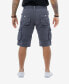 Фото #6 товара Men's Belted Double Pocket Cargo Shorts