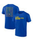 Men's Royal Los Angeles Rams Big and Tall Two-Sided T-shirt
