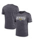 Фото #1 товара Men's Anthracite Jacksonville Jaguars Yardline Velocity Performance T-shirt