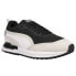 Puma City Rider Gradient Lace Up Mens Black, Off White Sneakers Casual Shoes 38
