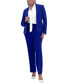 ფოტო #5 პროდუქტის Notched-Collar Two-Button Blazer, Women's & Plus Size