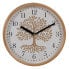 Фото #1 товара Настенное часы Дерево Белый Натуральный Деревянный Стеклянный 22 x 22 x 4,5 cm