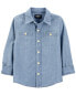 Baby Chambray Button-Front Shirt 12M