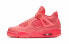 Кроссовки Nike Air Jordan 4 Retro Hot Punch (Розовый)