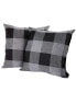 2 Pack Buffalo Plaid Throw Pillow Outdoor & Indoor Covers 18x18 inches