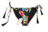 Фото #1 товара PilyQ 267791 Women's Black And Flover Bikini Bottom Swimwear Size S