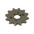 Звезда передняя JT SPROCKETS 520 RU JTF1902.15RB из стали и резины Черно-серебристый, 15t - фото #2