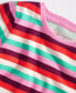 Toddler Girls Striped T-Shirt, Created for Macy's Juicy Pink, 2T - фото #3