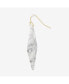 Фото #1 товара Sanctuary Project by Semi Precious White Howlite Diamond Drop Statement Earrings Gold