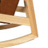 Фото #2 товара Кресло-качалка Коричневый Бежевый древесина каучукового дерева Ткань 60 x 83 x 72 cm