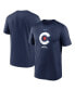 Фото #1 товара Men's Navy Chicago Cubs City Connect Logo T-shirt