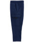 Toddler Solid Fleece Pants - Navy 4T