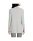 Women's Cashmere Mock Neck Swing Tunic Sweater