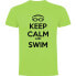 ფოტო #1 პროდუქტის KRUSKIS Keep Calm and Swim short sleeve T-shirt