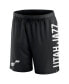 Фото #2 товара Men's Black Utah Jazz Post Up Mesh Shorts