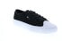 DC Manual RT S ADYS300592-BKW Mens Black Canvas Skate Sneakers Shoes 11 - фото #2