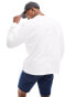 Levi's varsity monogram classic relaxed fit long sleeve t-shirt in white