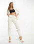 Фото #1 товара Vila tailored tapered trouser co-ord in cream