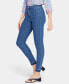 Women's High Rise Ami Skinny Released Hems Jeans