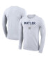 Men's and Women's White Butler Bulldogs 2023 On Court Bench Long Sleeve T-shirt Белый, M - фото #2