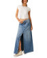 Фото #5 товара Women's Come As You Are Denim Maxi Skirt
