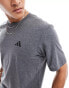 adidas Training Essentials t-shirt in grey