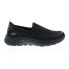 Фото #1 товара Skechers Go Walk 6 Orva 216200 Mens Black Canvas Lifestyle Sneakers Shoes 11