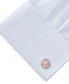 ფოტო #3 პროდუქტის Men's Sterling Silver Classic Formal Mother of Pearl Cufflink