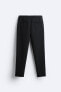 Textured comfort trousers